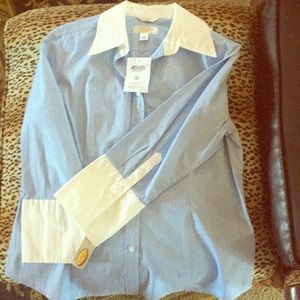 Talbots business blouse